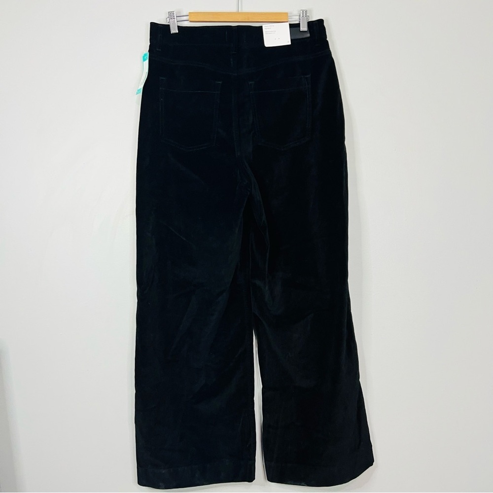 Anthropologie DL1961 Hepburn high rise Black Wide Leg Jeans size 32 - Picture 7 of 10
